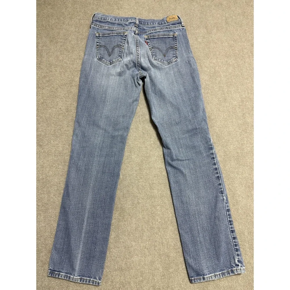 Levis 505 Jeans Mens 36x31 Blue Straight‎ Leg Medium Wash Classic Denim Pants